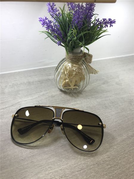

classic gold/black pilot sunglasses brown shades sun glasses mens sunglasses glasses eyewear new with box, White;black