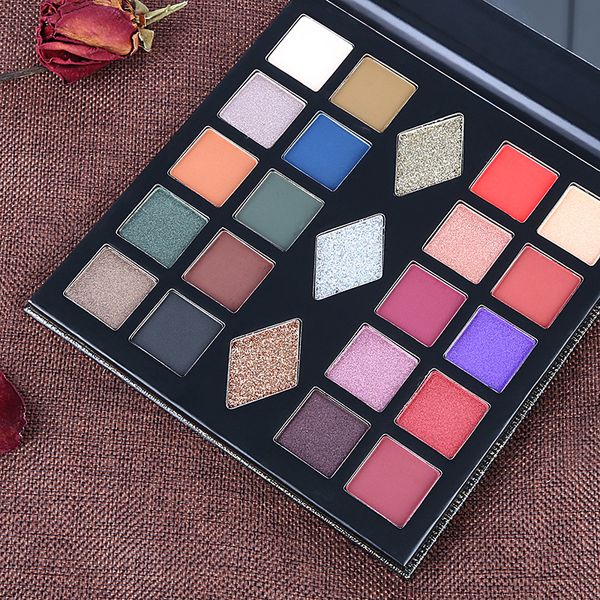 

glitter eyeshadow palette shimmer matte eye shadow pressed makeup longlasting eye