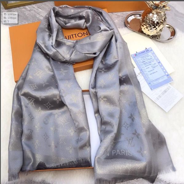 

new louis vuitton fashion scarves womens brand shawl scarf woman long neck scarves many colors optional 180x70cm highly quality, Blue;gray