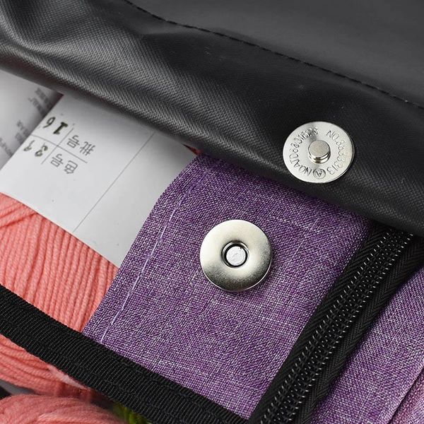 

вязание для хранения пряжи сумка вязания крючки thread вязания иглы для шитья diy хранения портативный вязания сумки бытовая organizer друго