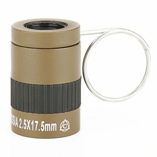 

2018 tactical monocular telescope the most mini hd 2.5x17.5mm agent ultra miniature finger buckle handheld telescope for hunting