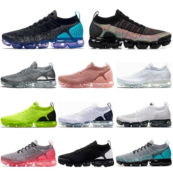 

new night purple outdoor breathable rust pink team red running shoes air max vapormax fly 2.0 mens trainers sports sneakers