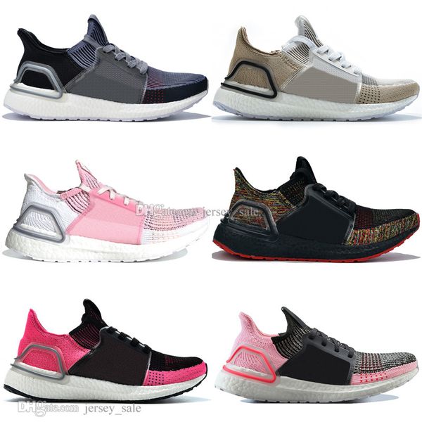 

new 2019 ultra boost 19 laser red refract oreo mens running shoes for men women ultraboost 5.0 raw sand-grey sport sneaker designer trainers
