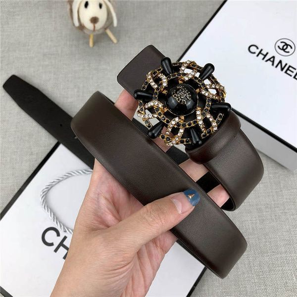 

chanel belt chanel роскошный кожаный ремень роскошный высококачественный модный бренд кожаный ремень мода пряжка 2020 последняя ширина 3,4 с, Black;brown