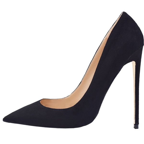 

lovirs women high heels basic shoes potined and extra narrow toe wedding dress party office&career, Black;white