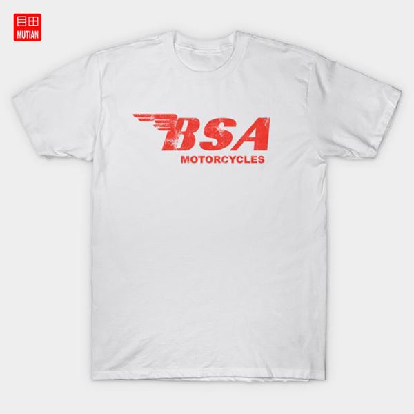 

bsa motorcycles t-shirt vintage bikes bsa, White;black
