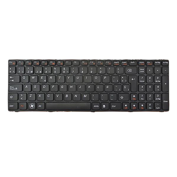 

новая клавиатура ноутбука для lenovo ideapad g575 g575gl g575gx испанский черный