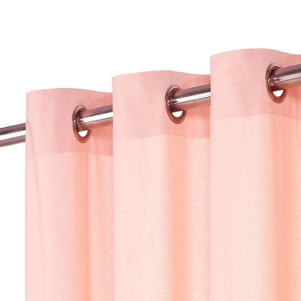 

curtains with metal rings 2 pcs in cotton 140x225 cm pink wall stickers