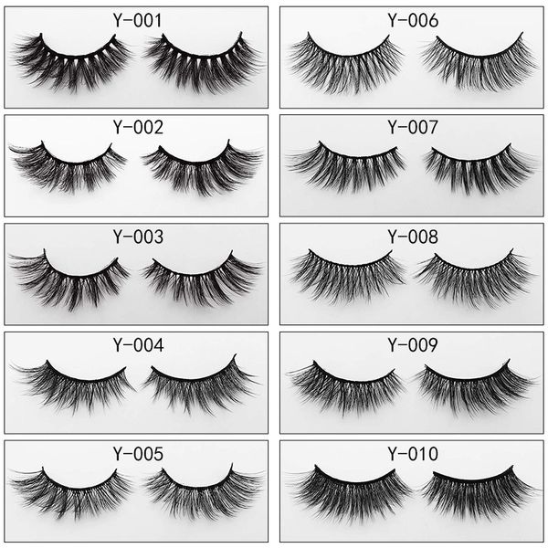 

10 pair natural false eyelashes wholesale fake lashes long makeup 3d mink lashes extension eyelash mink eyelashes for beauty new
