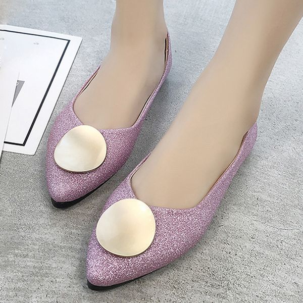 

moking2019 women's shallow mouth single work shoes driving shoes flat casual women flat 2019 sapatos #g30, Black