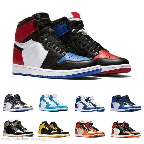 

wholesale 1 mens basketball shoes good quality chicago bred toe game royal men 1s 3 shattered backboard unc designers sneakers sports