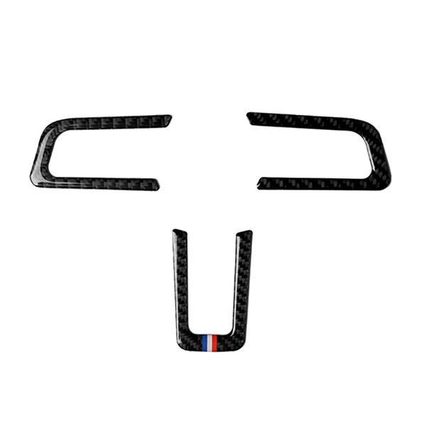 

carbon fiber steering wheel trim stickers for ford 2015 2016 2017