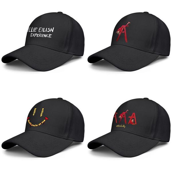 

billie eilish не улыбайтесь у меня логотип мужские и женские бейсболки прохладного оборудованный гольфа создать свой собственные винтажный п, Blue;gray