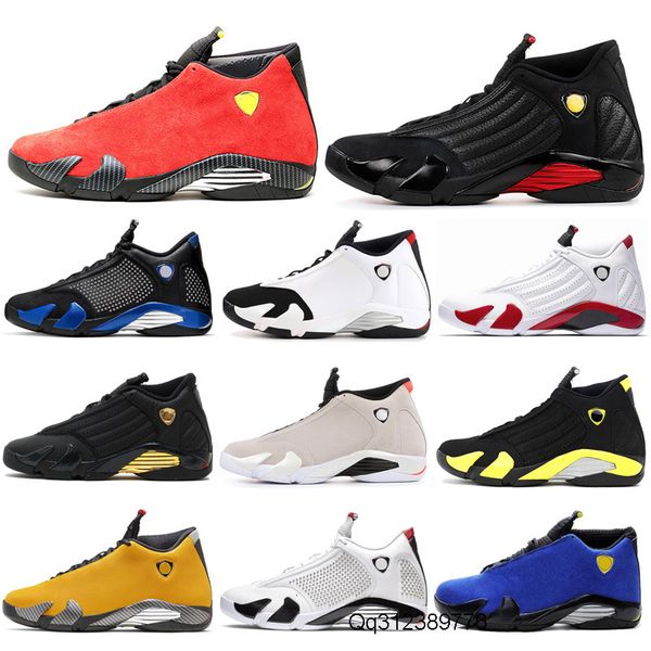 

2019 new 14s basketball shoes 14 fashion men athletic sports sneakers thunder university red varsity royal mens trainer outdoors size 7-13