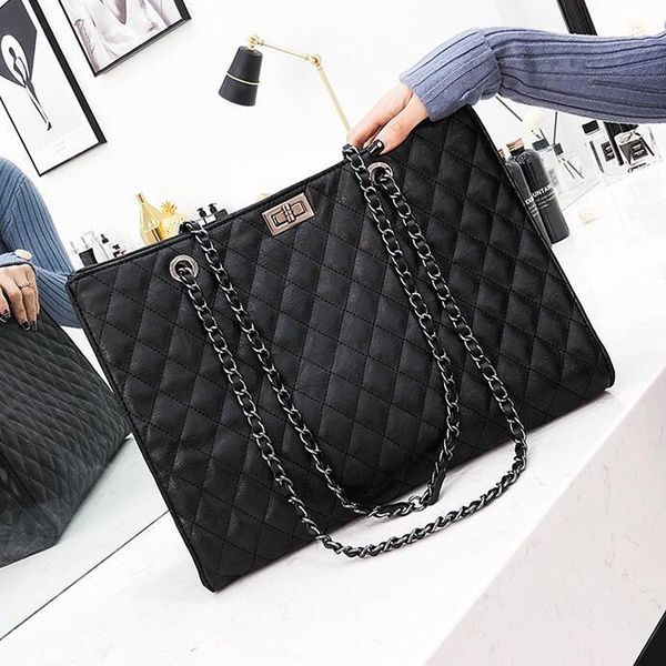 

european style handbags fashion new high-quality pu leather women's designer handbag big tote bag shoulder bag