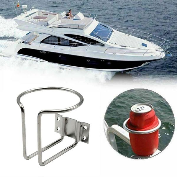 

stainless steel cup ring polished for boat marine yacht pontoon drink holder boat water cup holder