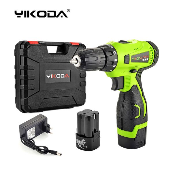 

yikoda 16.8v electric screwdriver rechargeable lithium battery household cordless driver drill multi-function diy power tools