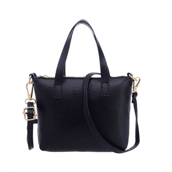 

fashion women pu solid simple big capacity messenger bag zipper candy color shopping totes soft single shoulder bag#25