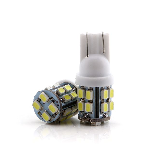 

100x car auto led lights t10 194 w5w 20 led smd 1206 wedge light bulb lamp t10 20smd white