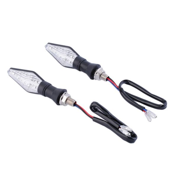 

icoco 12v 2pcs motorcycle turn signal light amber and blue color 12 led 3528smd indicator blinker flash lamp drop shipping