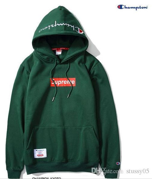 

2019 european and american chao brand up crown combined with velvet hooded jacket men 039 and women 039 weater coat chine e embro