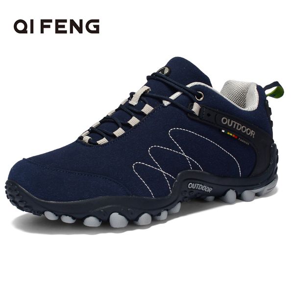 

6 color men women outdoor sports hiking boots trekking shoes rock mountain climbing sneakers couple training classic
