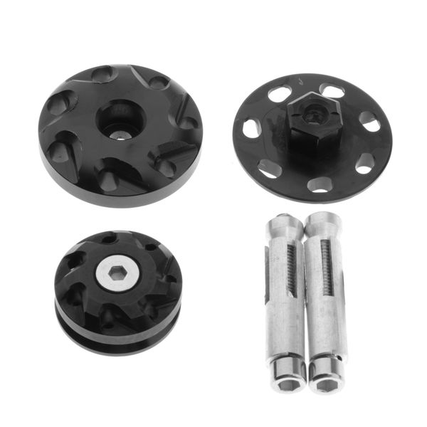 

cnc aluminum heavy duty motorcycle frame fairing bolt hole cover plug set replacement for kawasaki z1000 z1000sx ninja 1000 10-17 (black