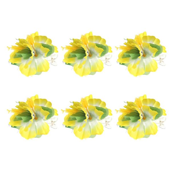 

гавайские цветы заколки для волос свадебный заколка тропический пляж свадьба гибискус цветок женщины партия заколка шпилька аксессуары