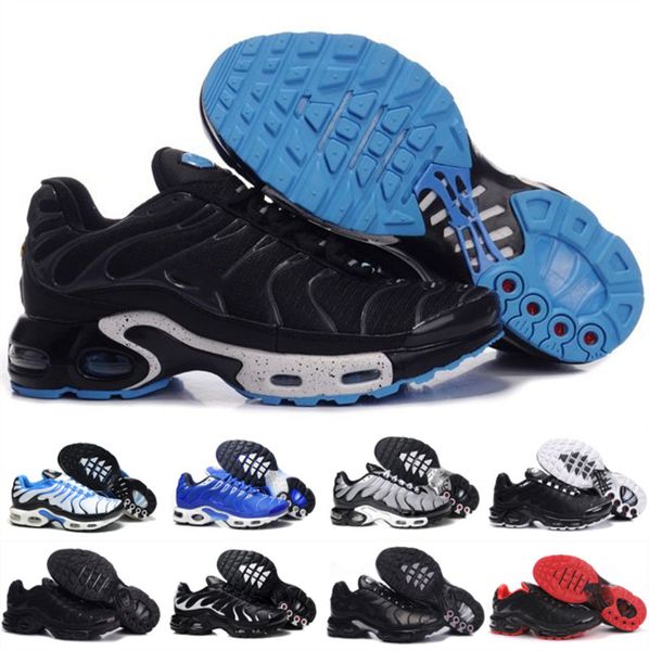 

2019 new design tn mens shoes breathable mesh chaussures homme tn requin noir casual running shoes size 40-46