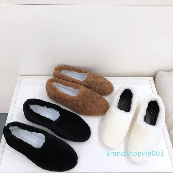 

ang natural home slippers ladies women fur slippers woman winter indoor warm furry house lady, Black