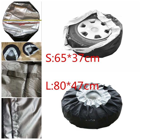 

65 80 cm 1pcs car tire cover dustproof sun protection set for
