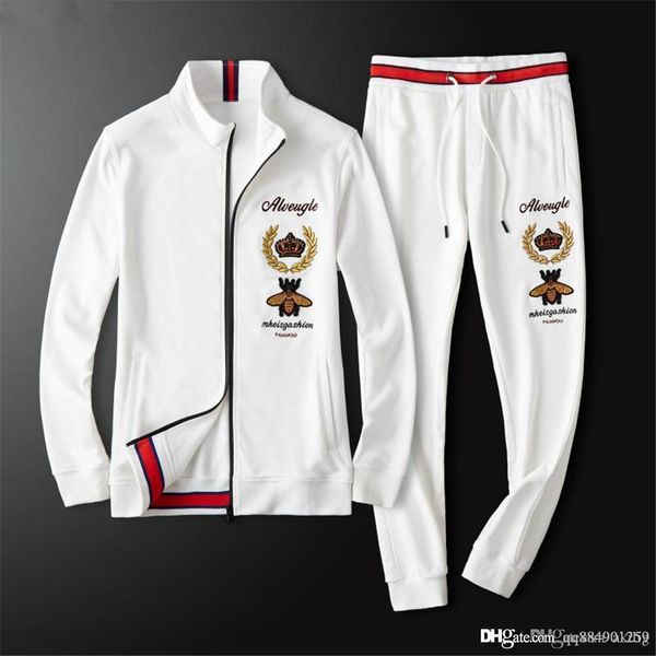 

мужские дизайнерские спортивные костюмы модные мужские дизайнерские спортивные костюмы роскошные спортивные костюмы вышивка спортивный костю, Gray