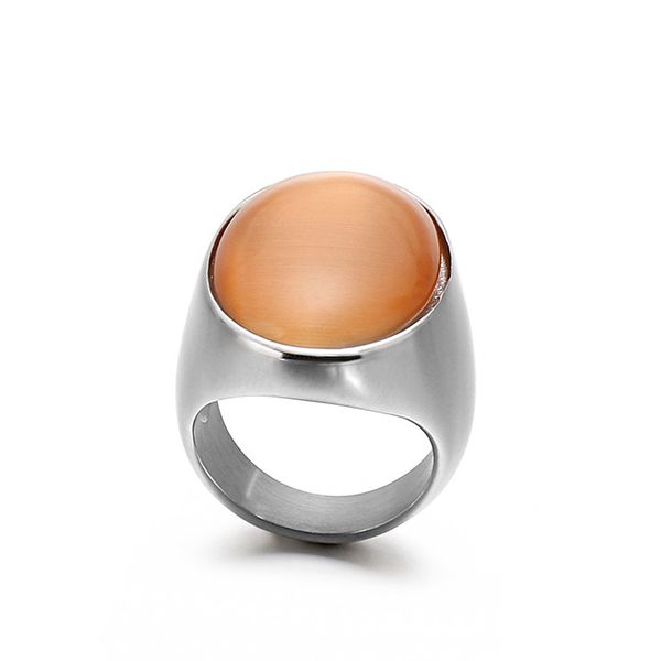 

ювелирные opal top grade titanium стальные кольца аксессуары jewel кольцо мода любовника валентина влюбленные пары партии подарки, Slivery;golden