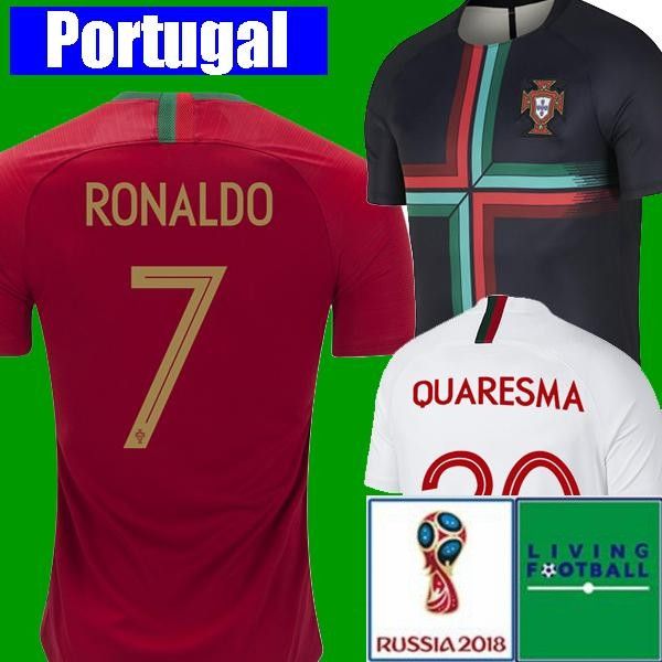 

2020 andre silva soccer jerseys joao felix thailand quality 2018 world cup j.mario quaresma bernardo nani eder national team football shirts, Black;yellow