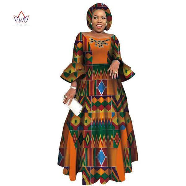 Langarm-Kleider für Damen, Party, Hochzeit, lässig, Date, Dashiki, afrikanische Damenkleider, afrikanische Kleider für Damen WY3819