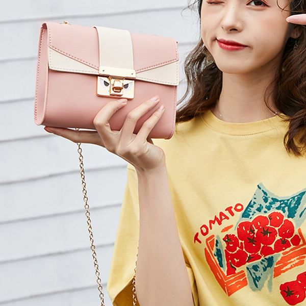 

sleeper #h5 2019 new fashion lady shoulders small letter purse mobile phone messenger bag daily small hasp ing