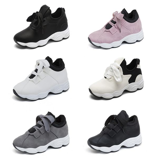 

2020 non-brand running shoes women chaussures white black pink grey suede outdoor breathable sports sneakers 36-40 style 15