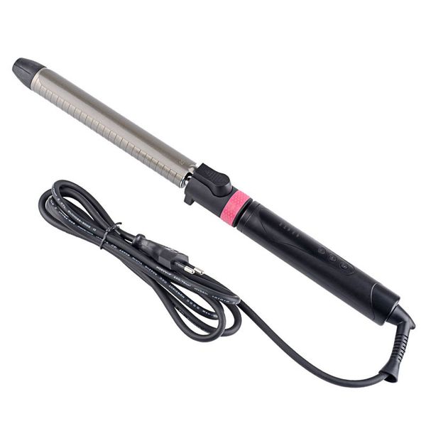 

sale hair curler curling wand iron rotatable hair styler wet&dry tongs curly hair styling tools temperature adust 25mm(eu