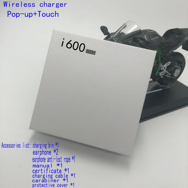 

I600 tw air 2 mini bluetooth earphone pk w1 h1 en or tap control earbud wirle charging pk i10 i20 i30 i200 tw i9