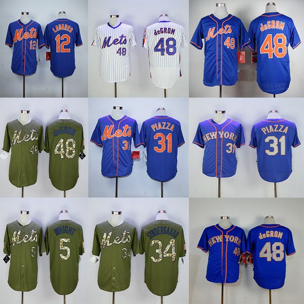 

Men 039 new york jacob degrom noah yndergaard mike piazza david wright juan lagare blue white green ba eball jer ey