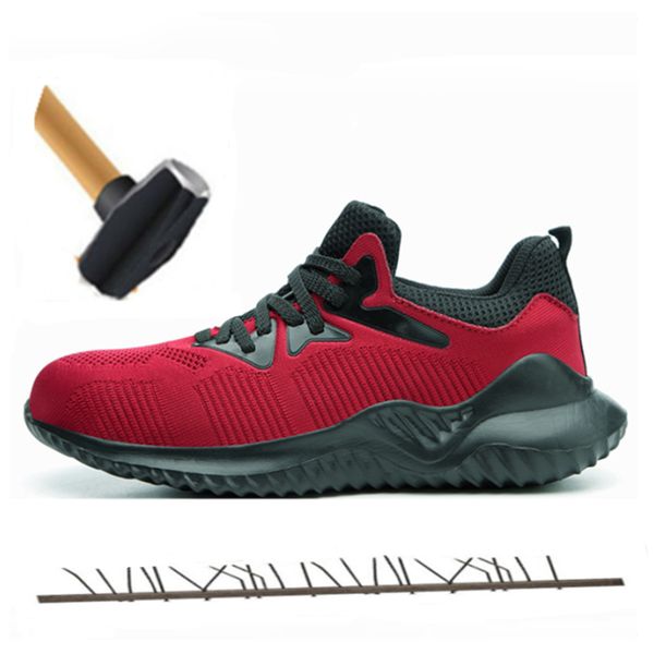 

2019 стальной подносок рабочая обувь мужские легкие дизайнерская обувь светоотражающие неуничтожаемые прогулочные тапки защитные сапоги мужс, Black;brown