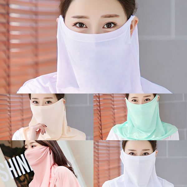 

6eul8 headgear sunscreen shipping scarf summer outdoor mask riding e scarf face towel, Black