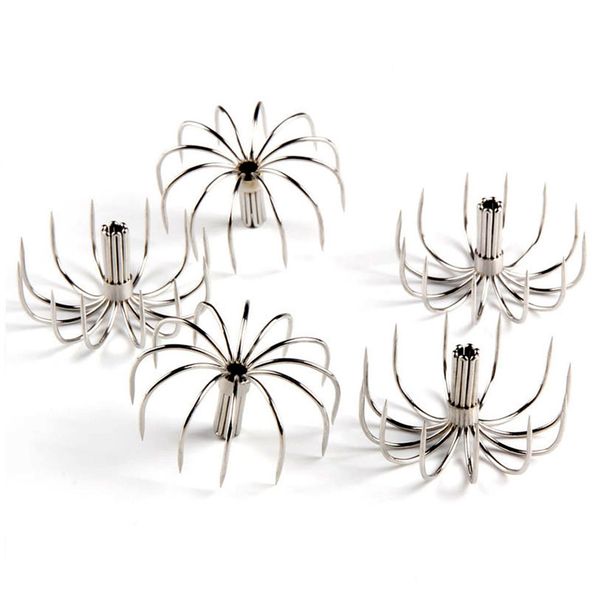 

5pcs/lot boat tackle umbrella 12 needles jigging explosion easy operation accessories barbless stainless steel fishing hook