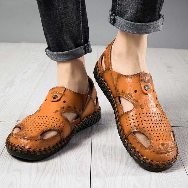 

roman platform slipper shoes male hombre slippers men leather women mens fish casual sandal rubber mens sandals for sandalias, Black