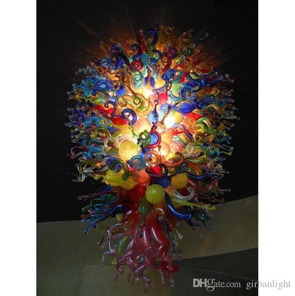 

modern art decor lamp lightingr murano colorful chandeliers hand blown glass led chandelier lighting
