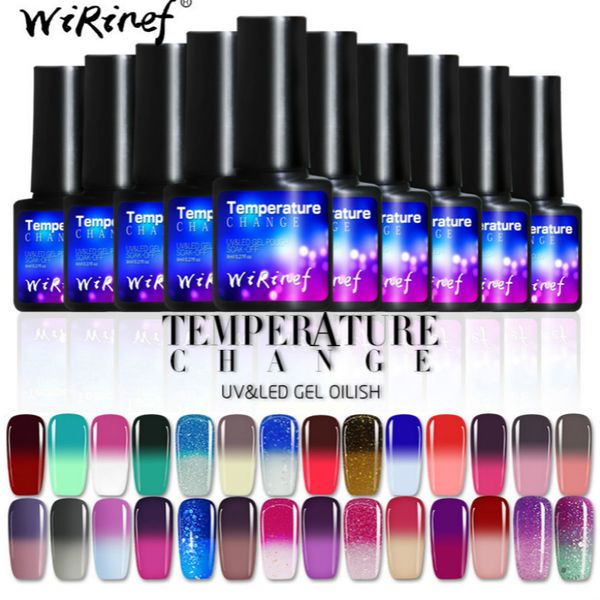 

fashion nail polish coffee gray red series nail varnich temperature change nail color art polish lacquer decoration 8ml