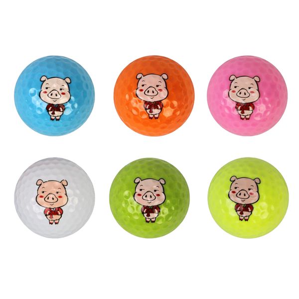 

soft feel pig pattern golf balls (half dozen