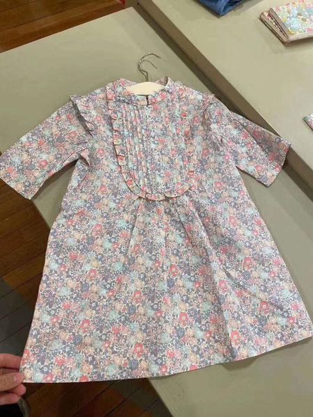 

pre-sale 2020 new bp toddler girls clothing set cherry white top +юбка бутик маленький цветочный бренд верхняя одежда для девочек одежда t20
