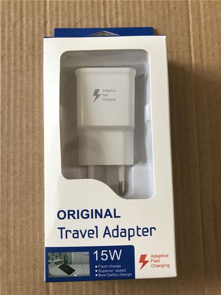

fast chargers usb wall charger 2a power adapter quick charge wall chargers with retail box for samsung s10 s9 s8 plus note 9