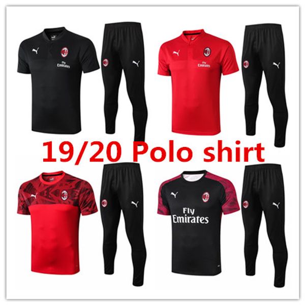 ac milan polo t shirt